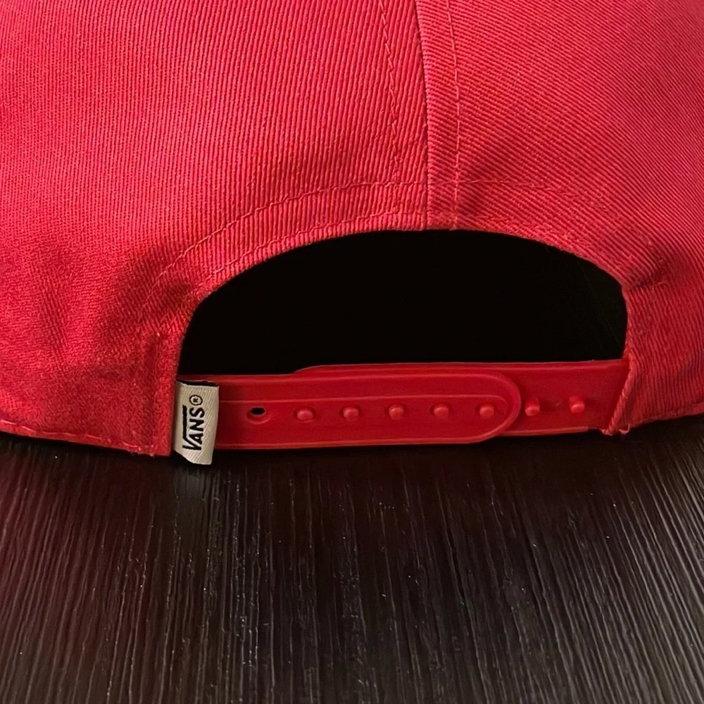 VANS Men’s DROP CHECK SB Chili Pepper Hat 🆕 - Picture 5 of 6
